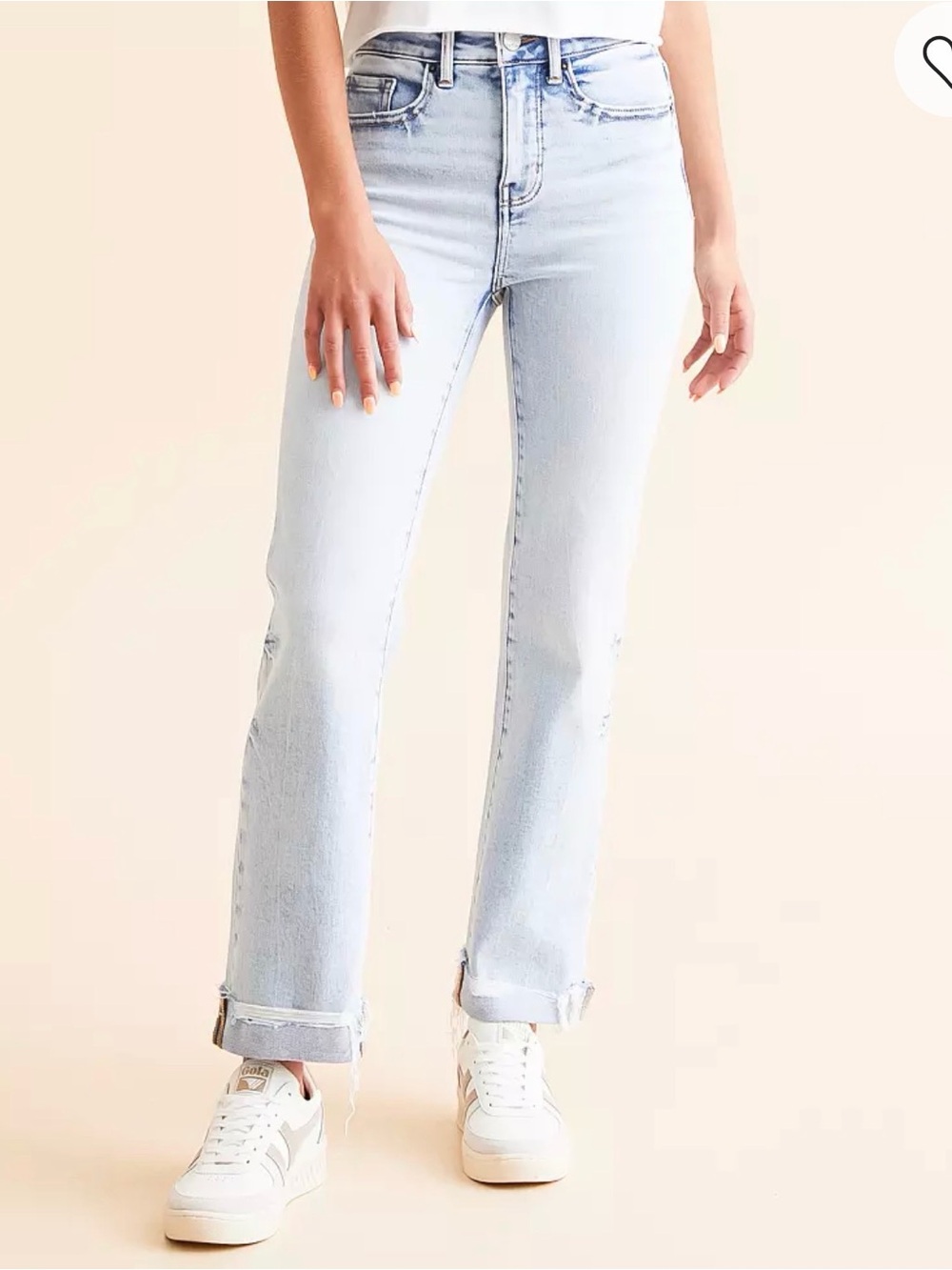 BKE Billie Cropped Straight Stretch Cuffed Jean-28